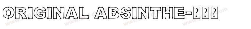 Original Absinthe字体转换
